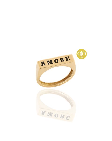 انگشتر طلا AMORE کدR2328