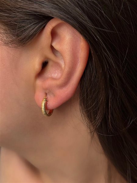 گوشواره طلا حلقه ای کدE1688