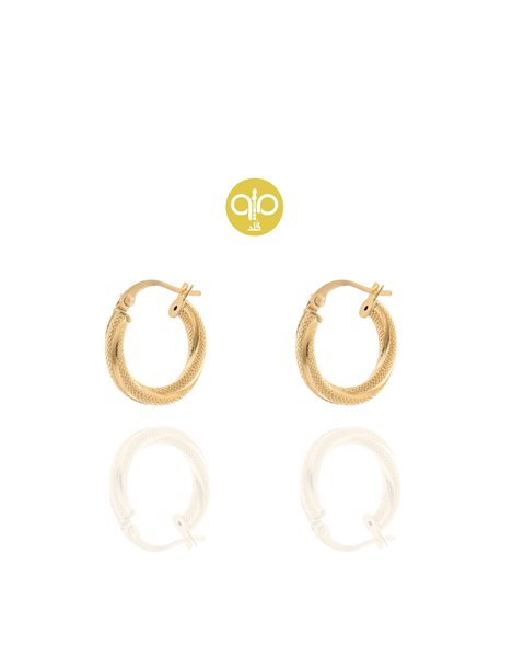 گوشواره طلا حلقه ای کدE1691