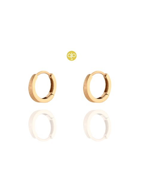 گوشواره طلا حلقه ای بزرگ کدE1696