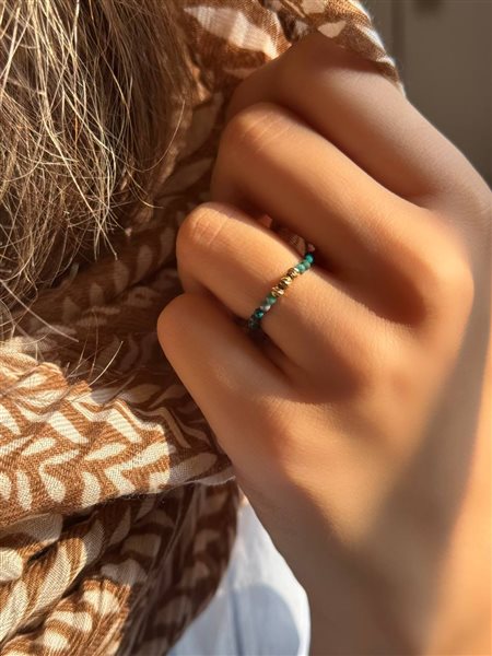 انگشتر طلا گوی کدRS137