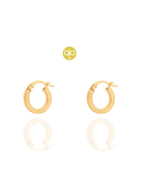 گوشواره طلا حلقه ای کدE1722