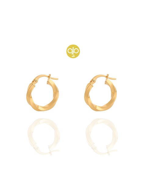 گوشواره طلا حلقه ای کدE1726