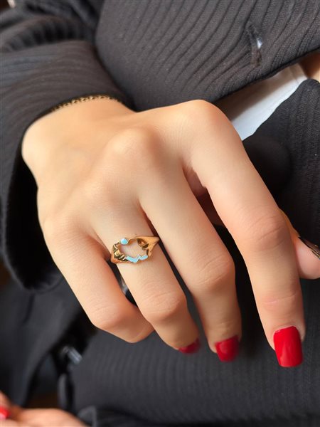 انگشتر طلا ایران کدR2266