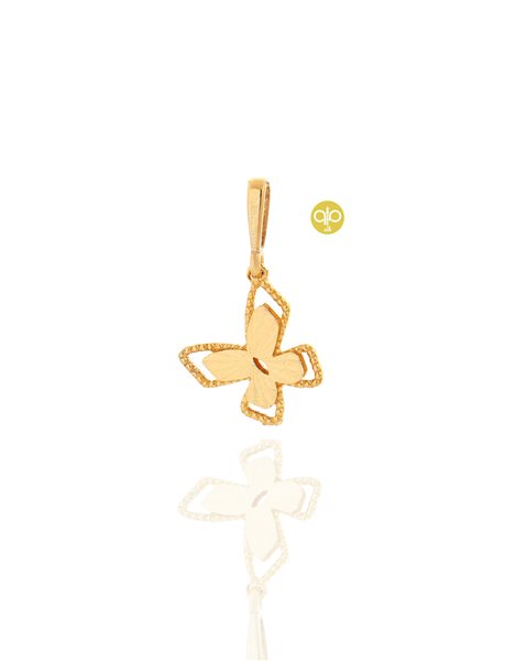 پلاک طلا پروانه کدN3435