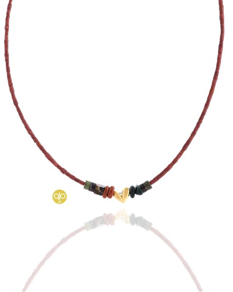 گردنبند طلا قلب کدNS250