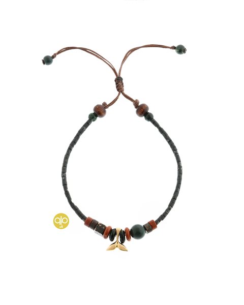 دستبند طلا دم نهنگ کدBRS946