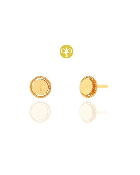 گوشواره طلا دایره کدE1763