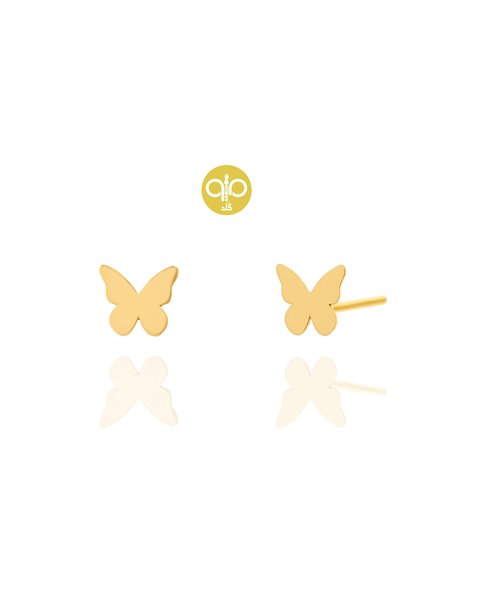 گوشواره طلا پروانه کدE1765