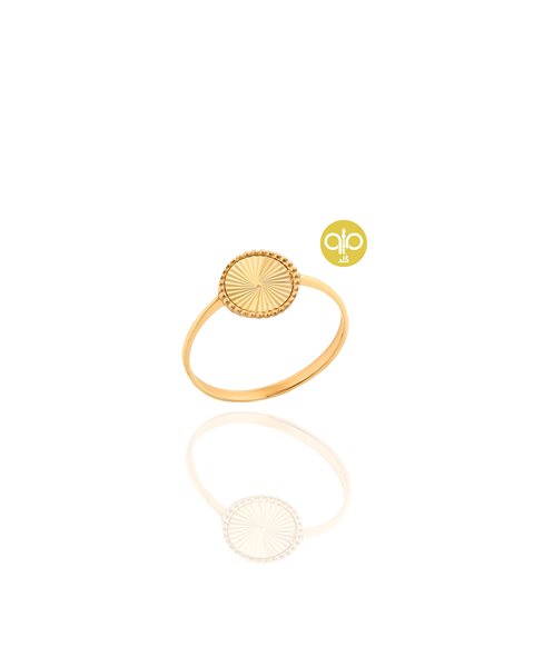 انگشتر طلا دایره کدR2278