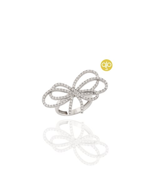 انگشتر طلا پاپیون کدR2279