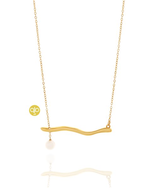 گردنبند طلا مروارید کدNC1925