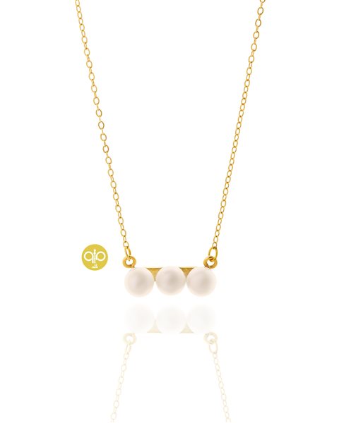 گردنبند طلا مروارید کدNC1928