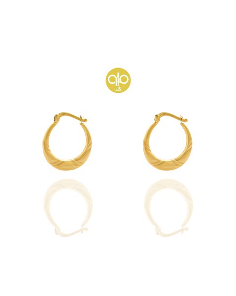 گوشواره طلا حلقه ای کدE1777