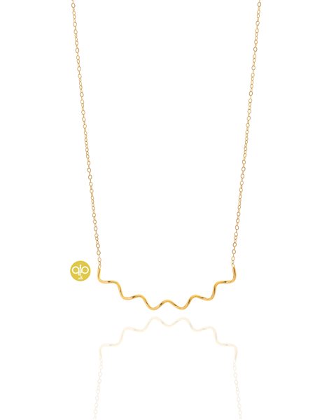 گردنبند طلا اسپیرال کدNC1941