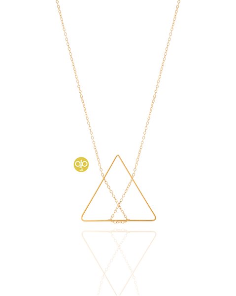 گردنبند طلا مثلث کدNC1942