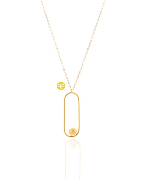 گردنبند طلا هندسی کدNC1944