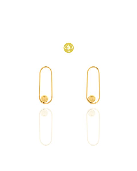 گوشواره طلا هندسی کدE1787