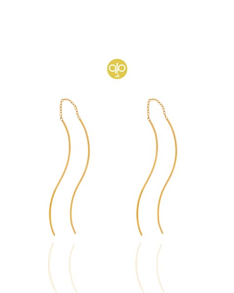 گوشواره طلا اسپیرال کدE1788