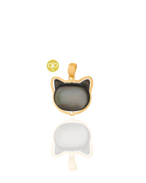 پلاک طلا گربه کدN3490