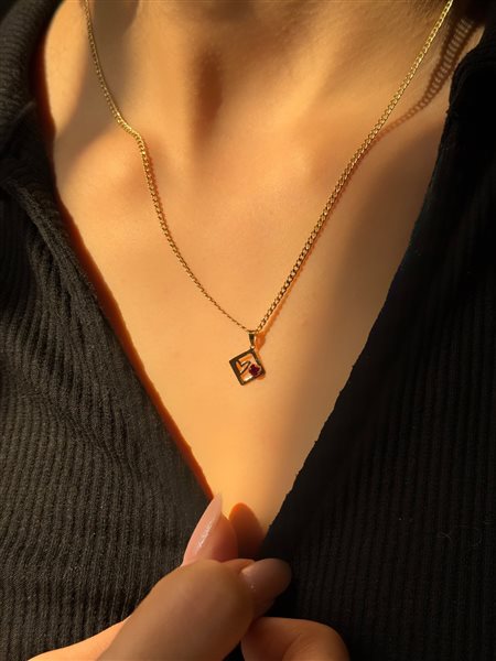 پلاک طلا قلب کدN3504