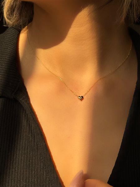 گردنبند طلا قلب کدNC1959