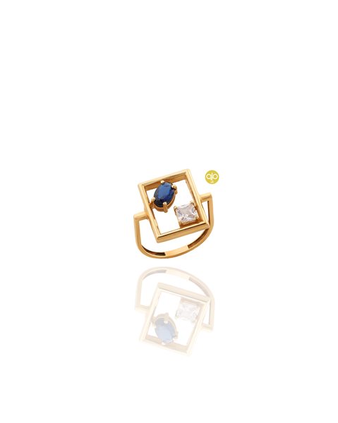 انگشتر طلا مستطیل کدR2531