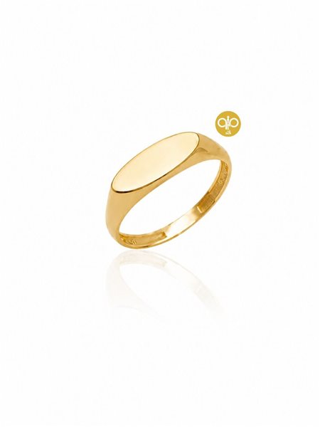 انگشتر طلا بیضی کوچک کدR2590