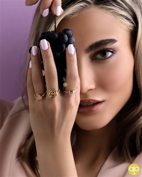 انگشتر طلا GIRL POWER کدR1271