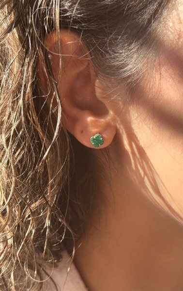 گوشواره طلا ون کلیف کوچک کدE1232