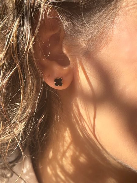 گوشواره طلا ون کلیف کوچک کدE1233