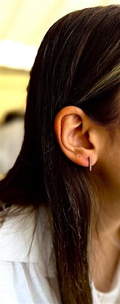گوشواره طلا مثلث کدE1276