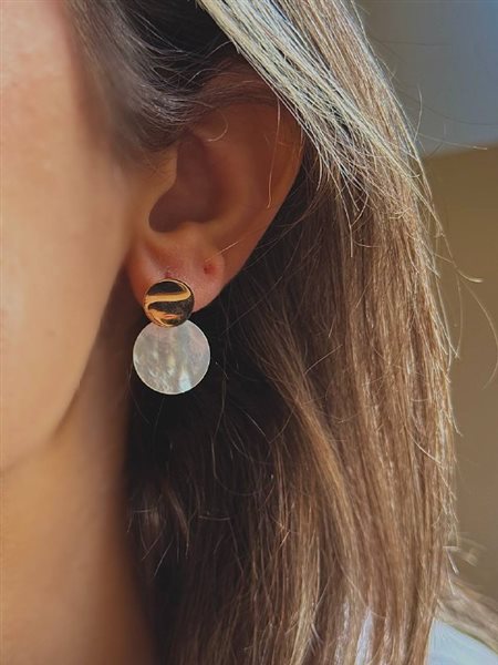 گوشواره طلا سکه کدE1482