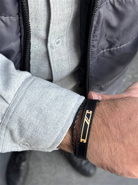 دستبند طلا مستطیل کدBRL700