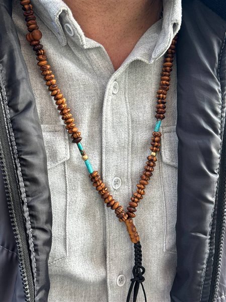 گردنبند طلا گوی کدNS218