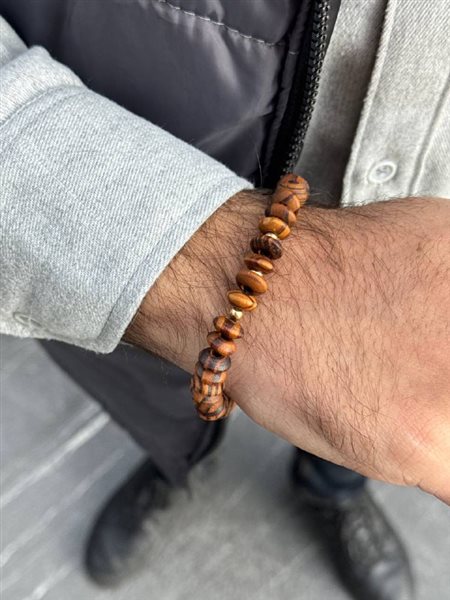 دستبند طلا گوی کدBRS838