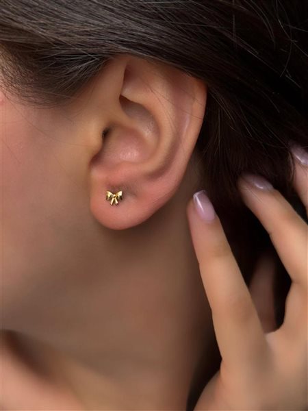گوشواره طلا پاپیون کدE1683