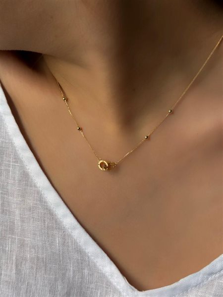 گردنبند طلا فیوژن سبک کدNC1797