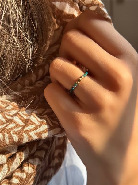 انگشتر طلا گوی کدRS137