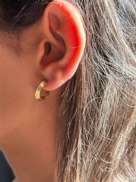 گوشواره طلا حلقه ای کدE1723