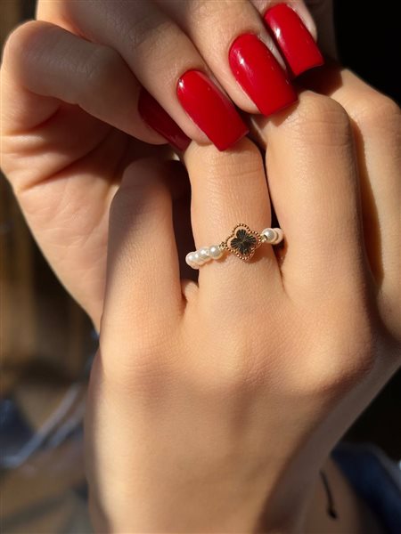 انگشتر طلا ون کلیف بزرگ کدRS138