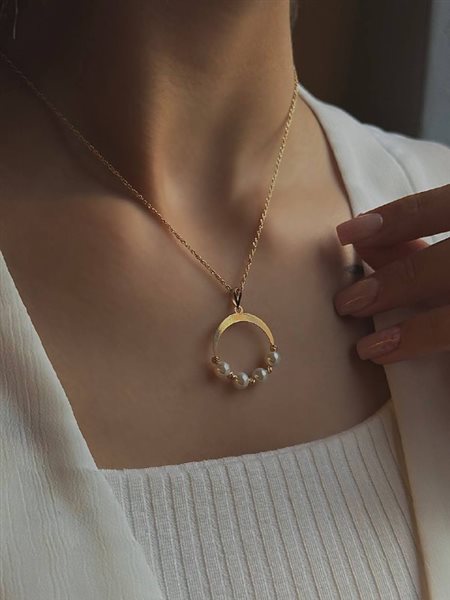 پلاک طلا مروارید کدN3302