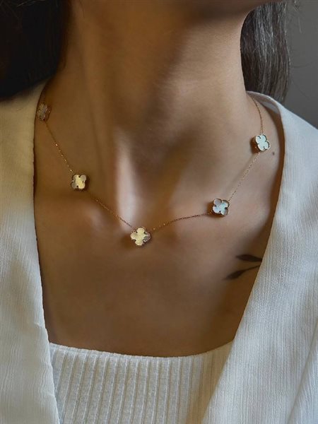 گردنبند طلا ون کلیف کدNC1867