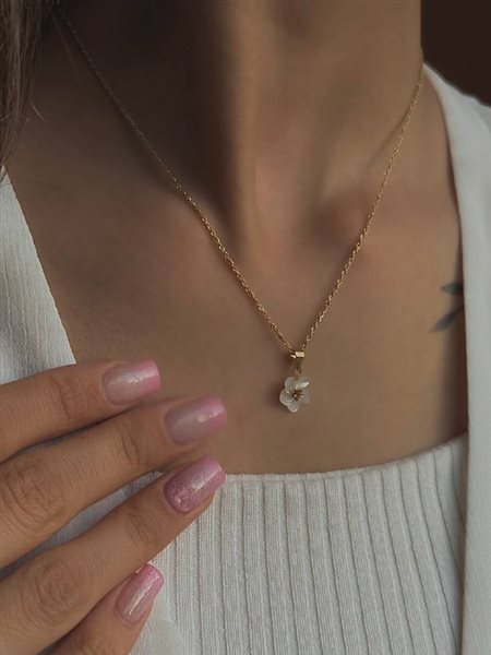 پلاک طلا گل کدN3305