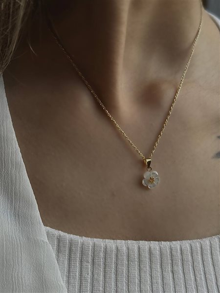 پلاک طلا گل کدN3308