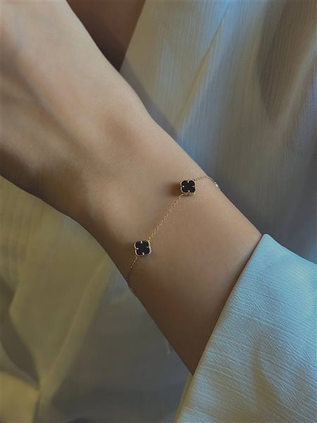 دستبند طلا ون کلیف سبک کدBR2060