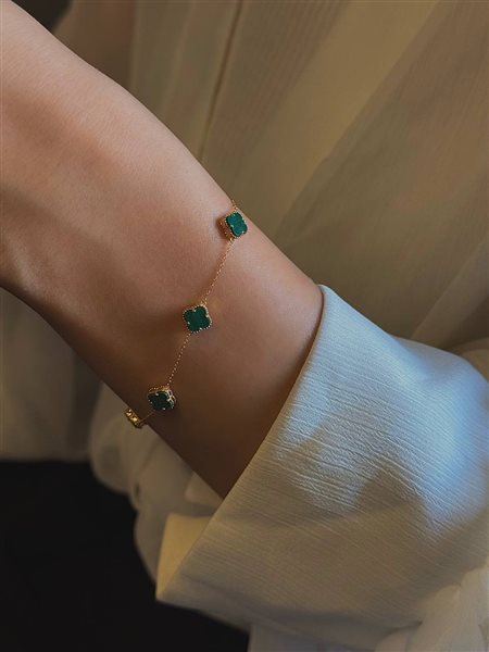 دستبند طلا ون کلیف سبک کدBR2061