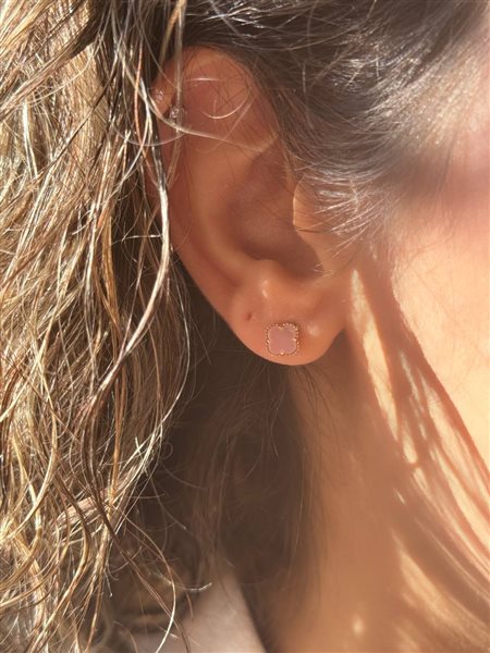 گوشواره طلا ون کلیف کوچک کدE1738