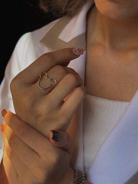 انگشتر طلا میکی موس کدR2248