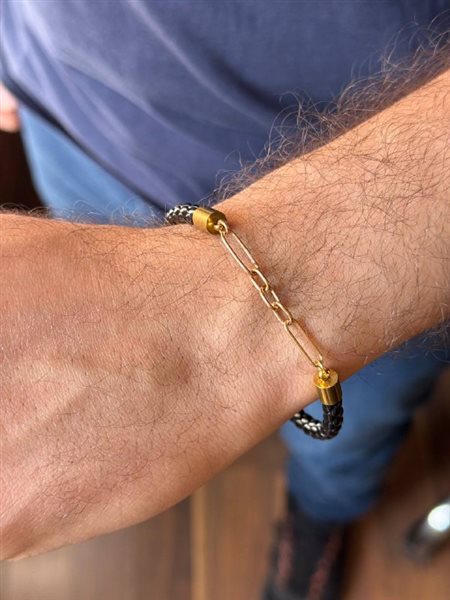 دستبند طلا هرمس کدBRL712